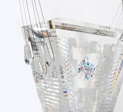 "Purity Float", Unique Glass Sculpture