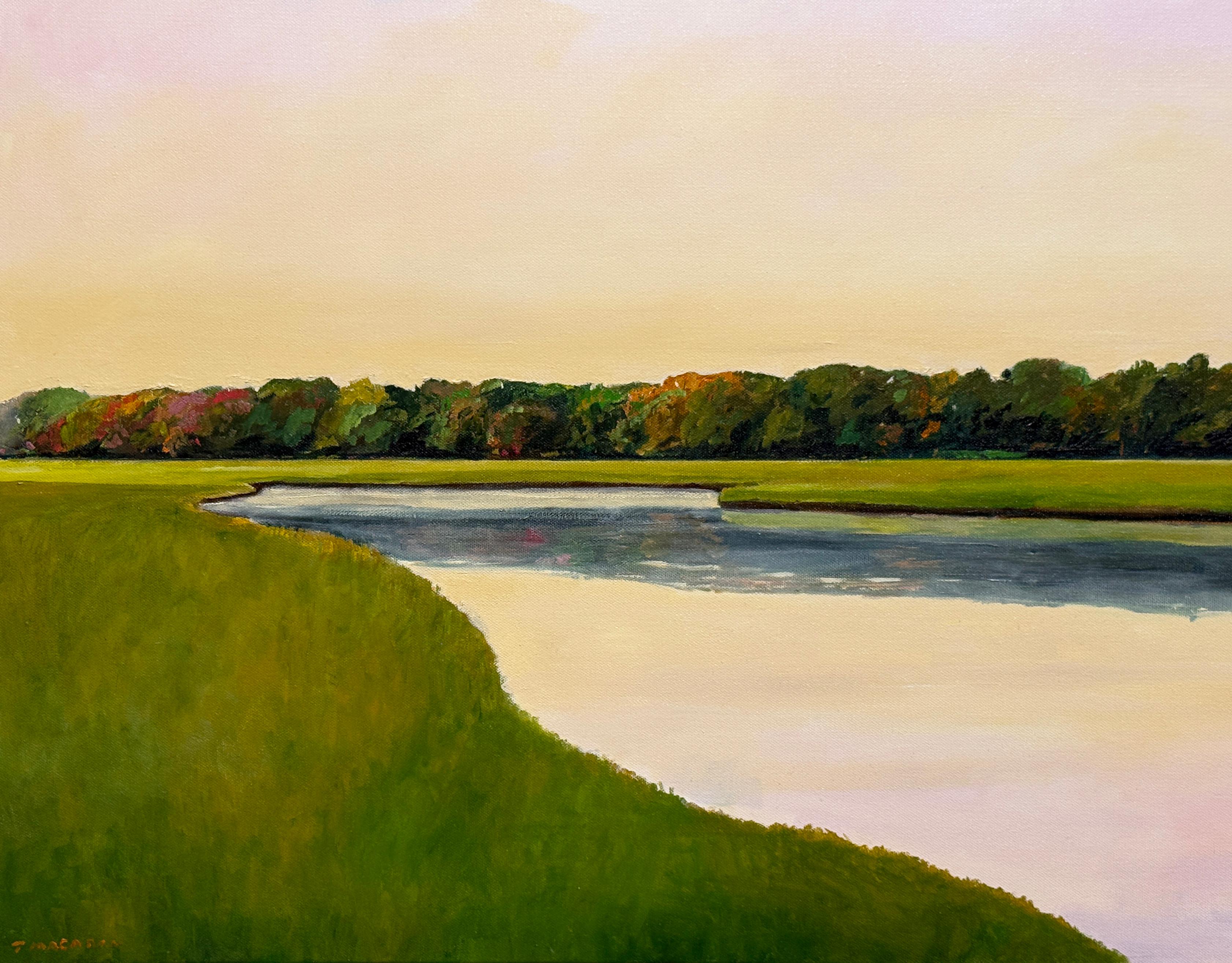Jon MacAdam (1976, London, UK) is a landscape artist known for his realist depictions of nature. He received his MFA in painting and sculpture from Gordon College in Wenham, MA, and furthered his studies in Orvieto, Italy under Catherine Prescott.

