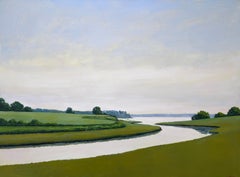 COASTLINE, MAINE - Landscape, Realism