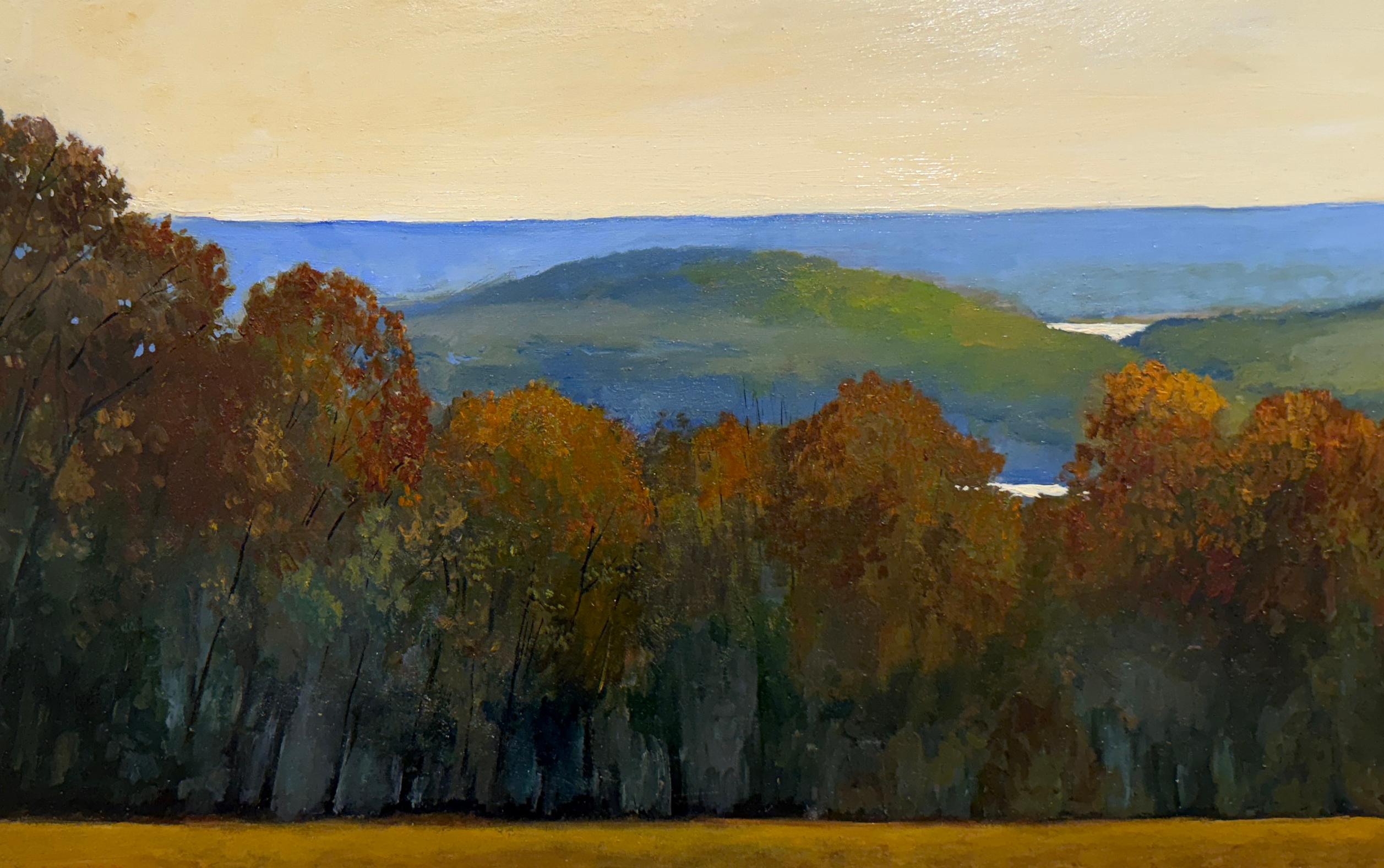 Jon MacAdam (1976, London, UK) ist ein Landschaftskünstler, der für seine realistischen Naturdarstellungen bekannt ist. Er erhielt seinen MFA in Malerei und Bildhauerei am Gordon College in Wenham, MA, und vertiefte seine Studien in Orvieto,