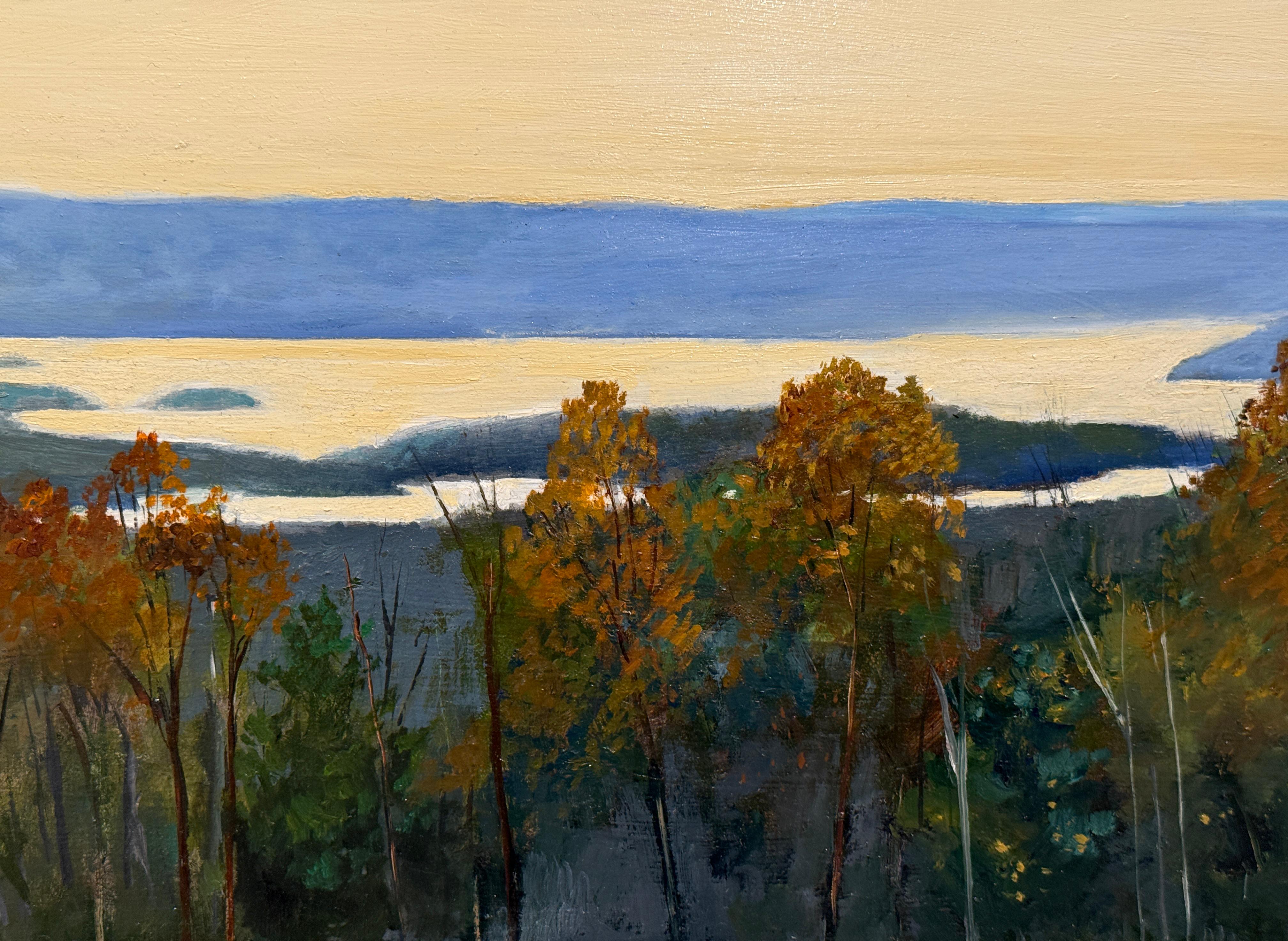 QUABBIN RESERVOIR (FALL) - Plein air / Realismus / Landschaft im Angebot 2