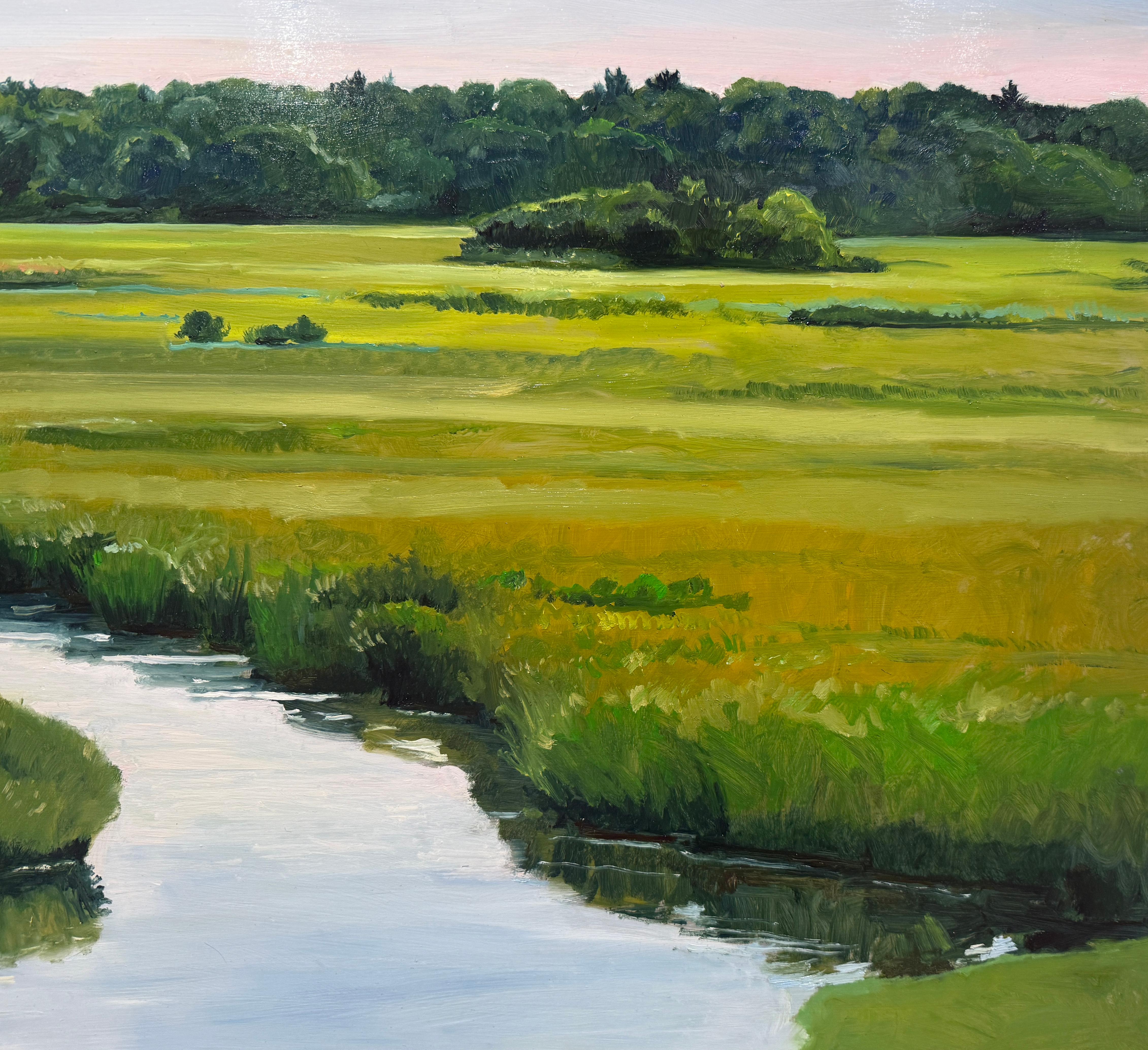 SUMMER MARSH (LITTLE RIVER) - Paisaje, Realismo en venta 3