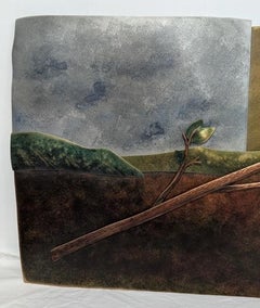 Jon Michael Route Bronzo originale intitolato Two Georgia Songbirds (Due uccelli della Georgia)