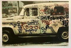 Photographie d'art graffiti, sérigraphie, camion, New York, années 1970, Pop Art