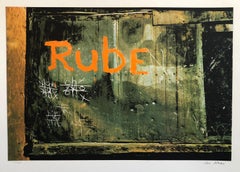 Photographie d'art graffiti sérigraphiée murale New York City Pop Art des années 1970