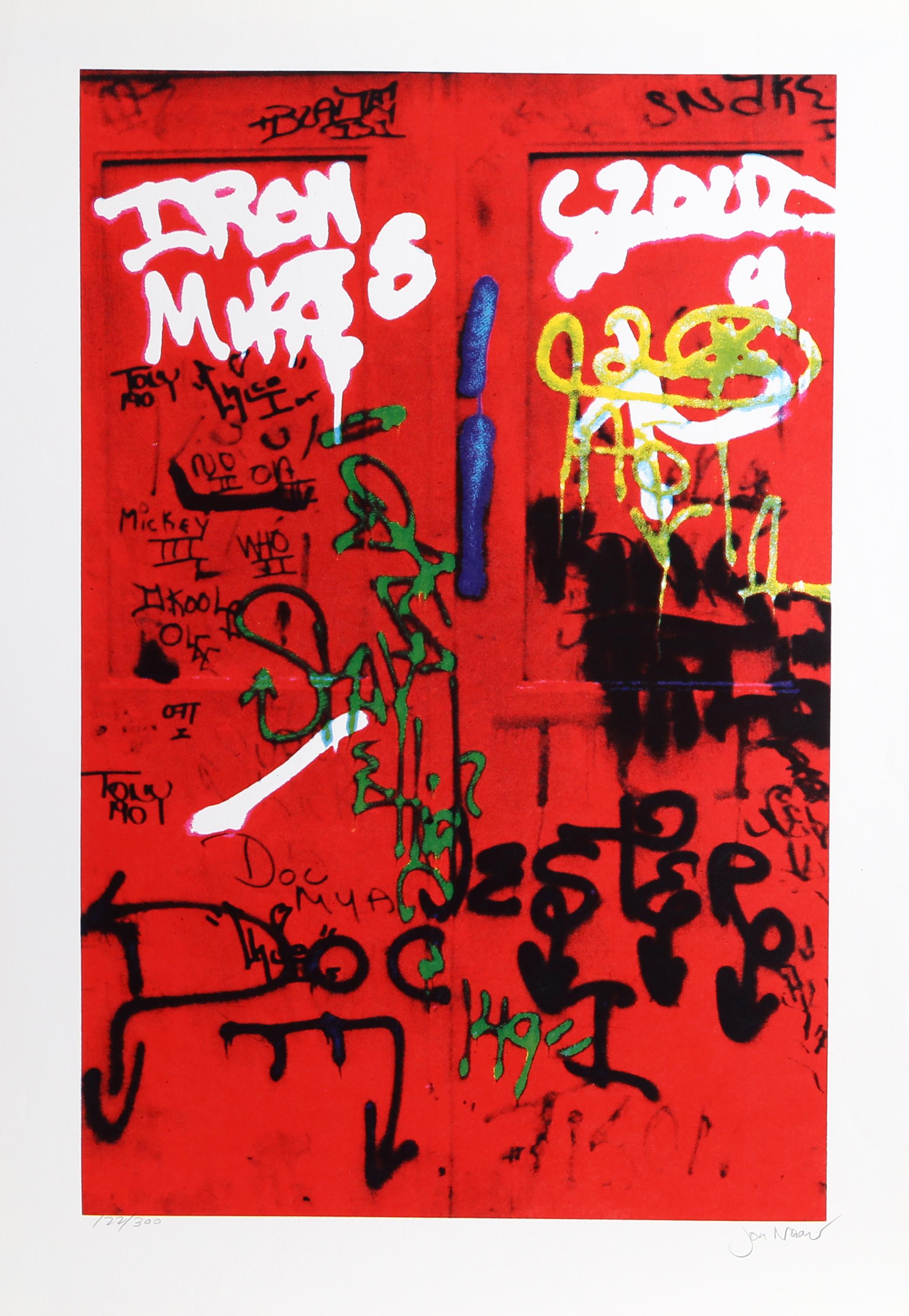 Künstler: Jon Naar
Titel: Red Doc von Faith of Graffiti
Jahr: 1974
Medium: Serigraphie, signiert und nummeriert mit Bleistift
Auflage: 300
Größe: 34 x 24,5 Zoll

Gedruckt bei Circle Press, Chicago
Veröffentlicht von Documentary Photos NYC Graffiti