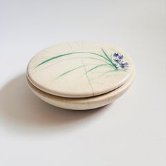 Jon Pacini Pottery Lidded Crocus Bowl, Hawaii