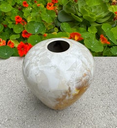 Jon Price Crystalline Glaze Ceramic Vase, California, circa 1985