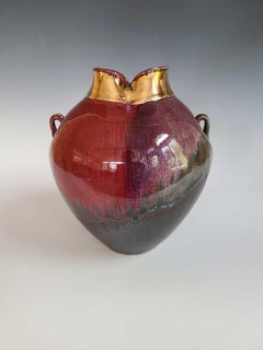 "Princess Ruby, " Abstract Ceramic Vase