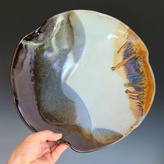 "Cuenco de porcelana con pedestal "Alpine View II