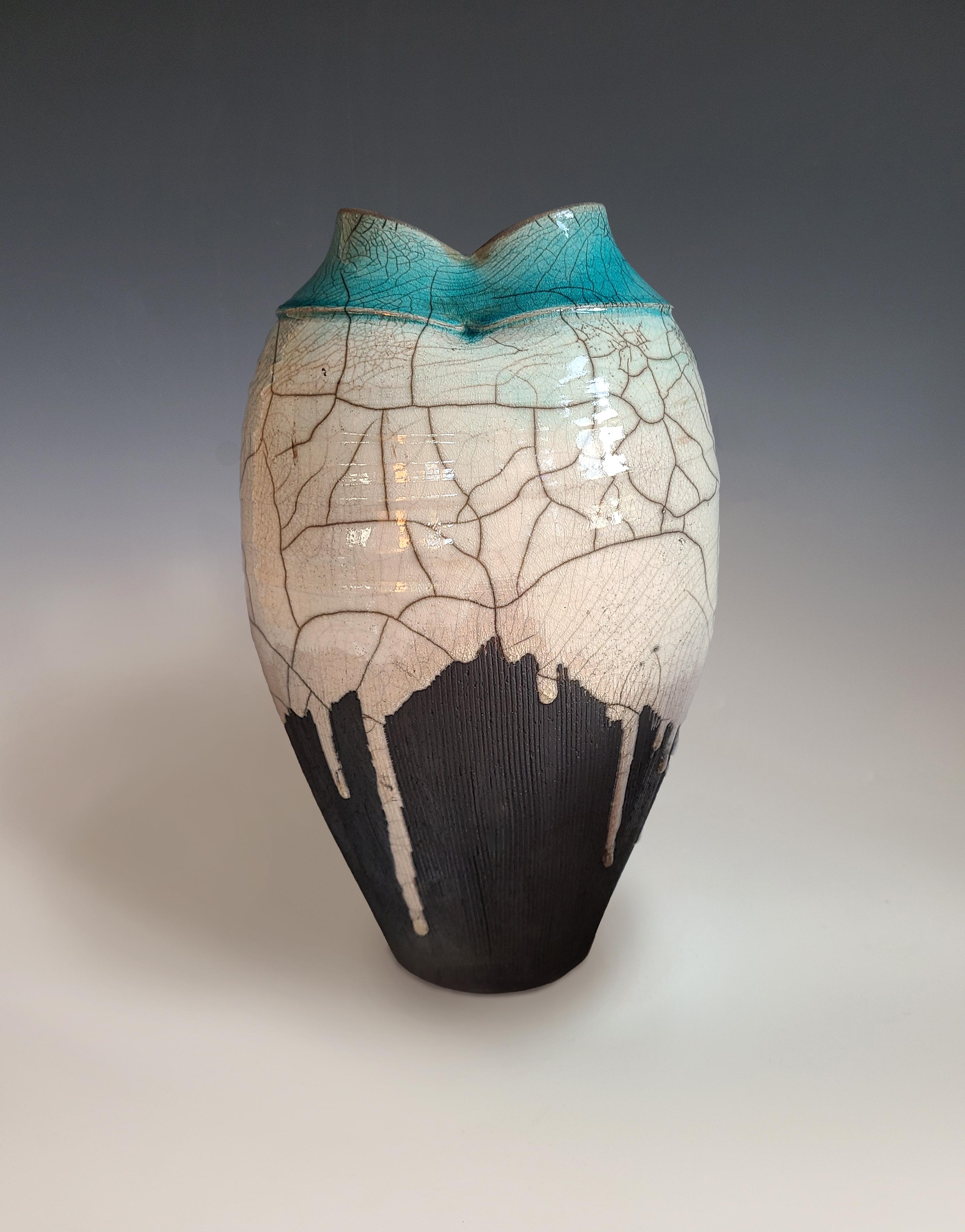 "Queen Ellos, " Abstract Porcelain Sculpture