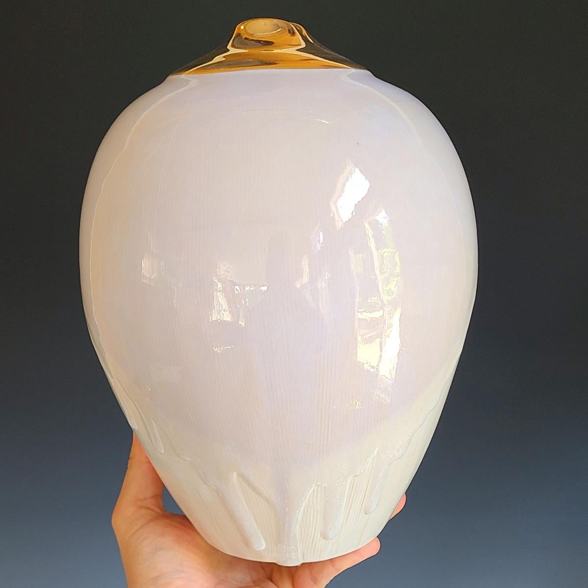 Sculpture de vase en céramique 