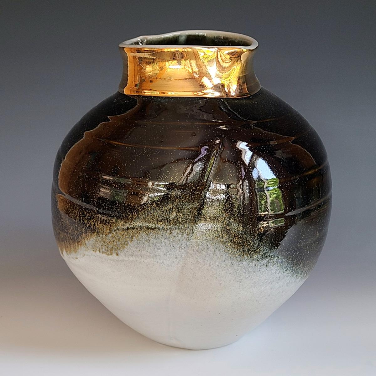 Sculpture de vase en céramique 