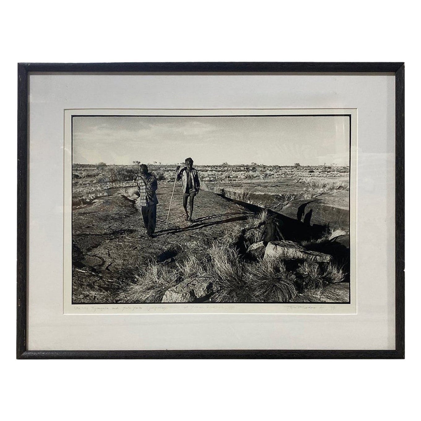 Jon Rhodes, signierte, limitierte, australische Aborigine-Kunst-Silber-Gelatine-Fotografie