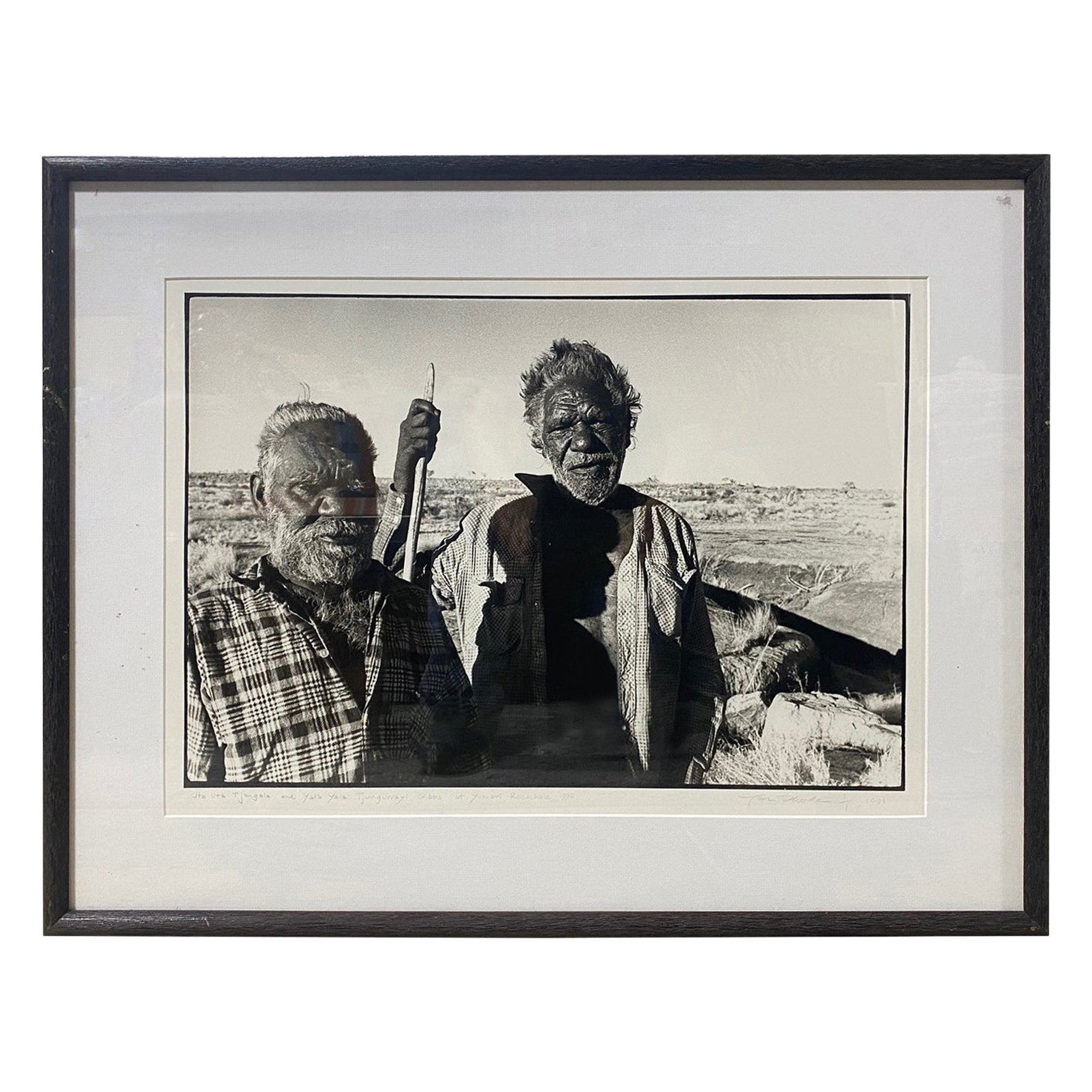 Jon Rhodes Fotografía firmada de edición limitada en gelatina de plata de arte aborigen australiano en venta