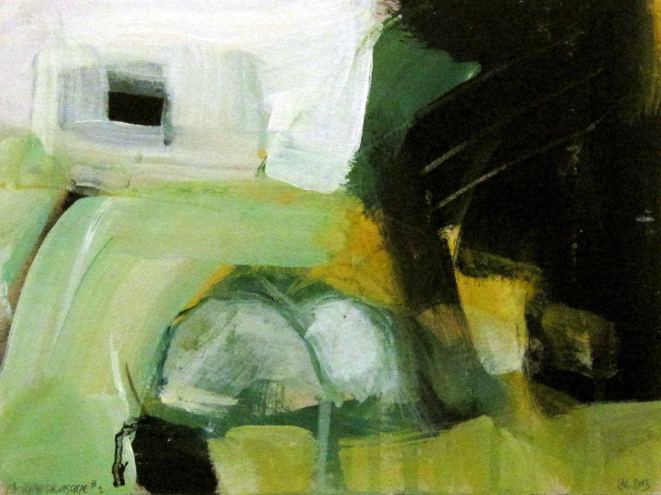 A Ripe Landscape #2 di Jon Rowland, Paesaggio, Natura, Contemporaneo - Painting di Jon Rowland 