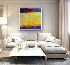 Burned Gold was the Colour, Abstract expressionist, Bright Bold Statement Art