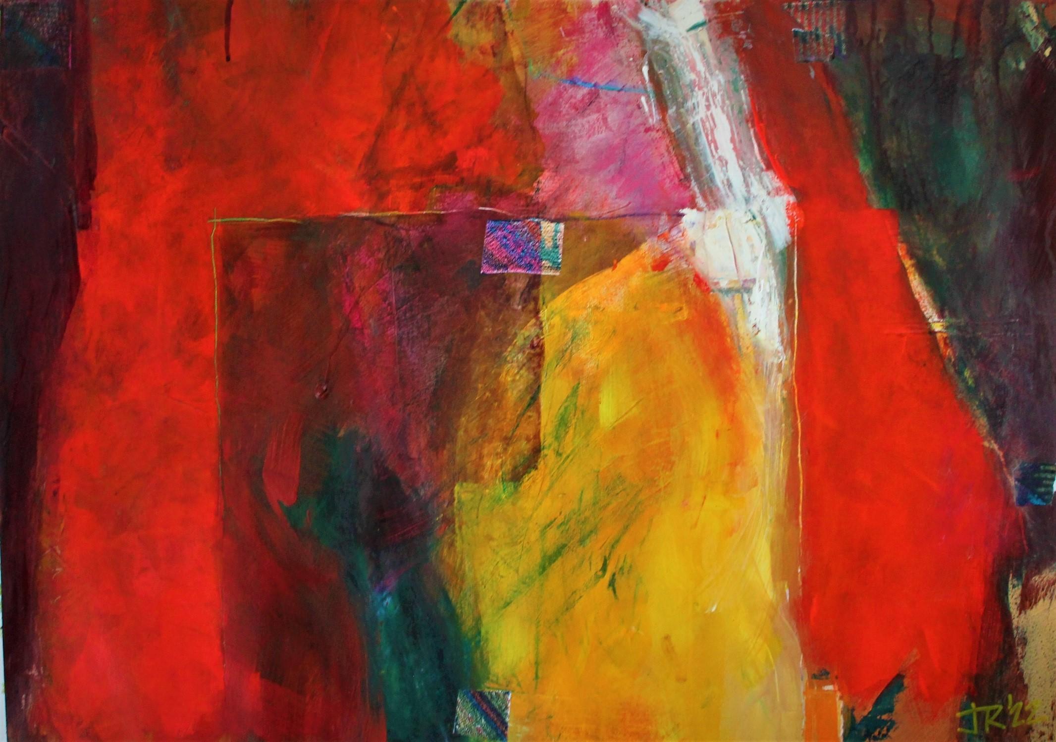 Jon Rowland  Landscape Painting - Prism by John Rowland, Abstract art, Abstract expressionism, Gestural painting