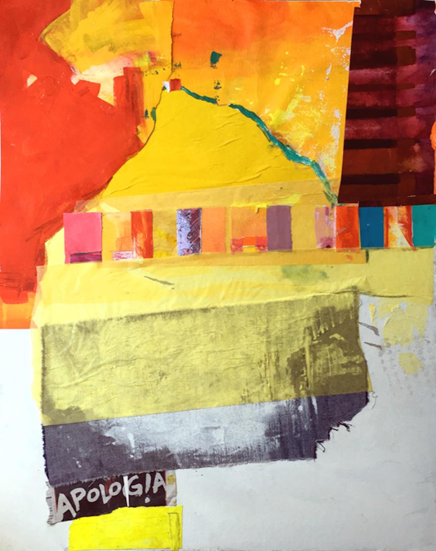 Jon Rowland
Apologia
Incorniciato
Collage a tecnica mista su tavola
Si prega di notare che le immagini in situ sono puramente indicative dell'aspetto di un pezzo.

Uno dei numerosi collage realizzati con mezzi misti, che includono pittura, stoffa,