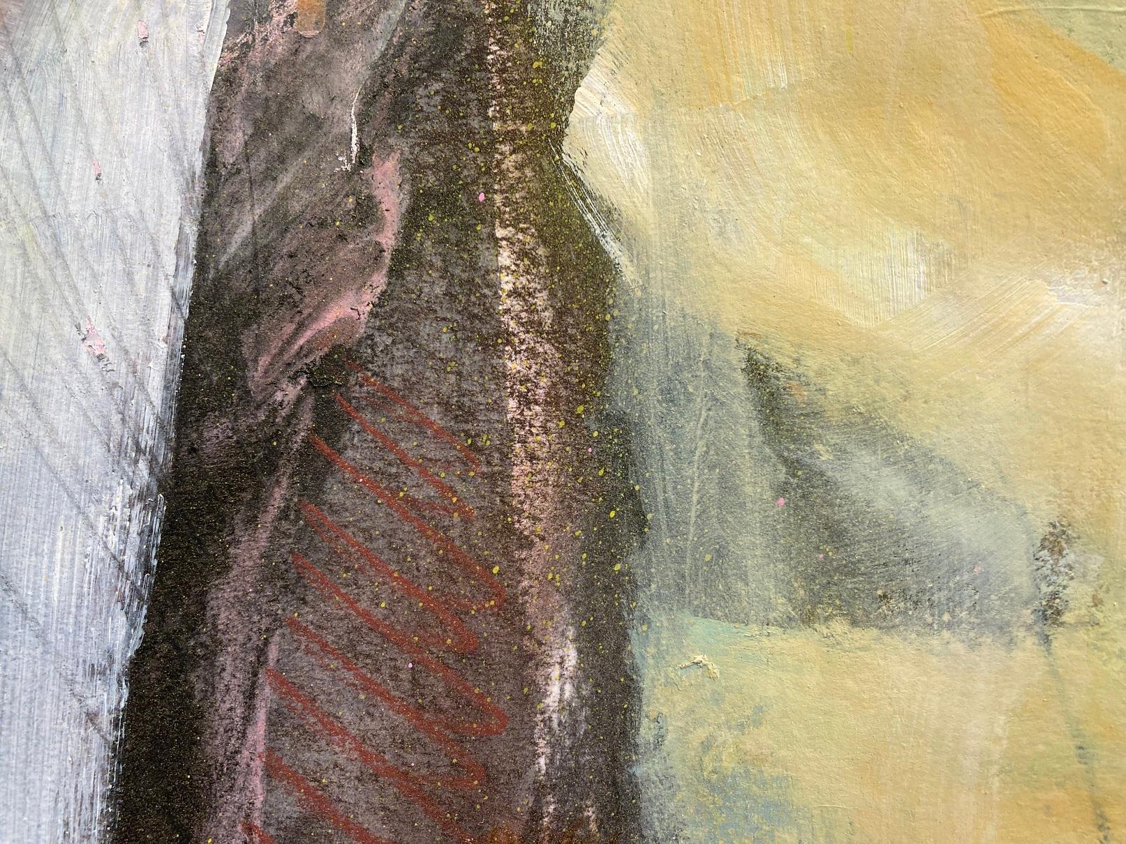 Avvicinamento alla calma, Pittura originale, Arte astratta, Tecnica mista, Colorato in vendita 1