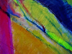 Breeze #2 with Pastel, Acrylic and Oil on Paper, Painting by Jon Rowland