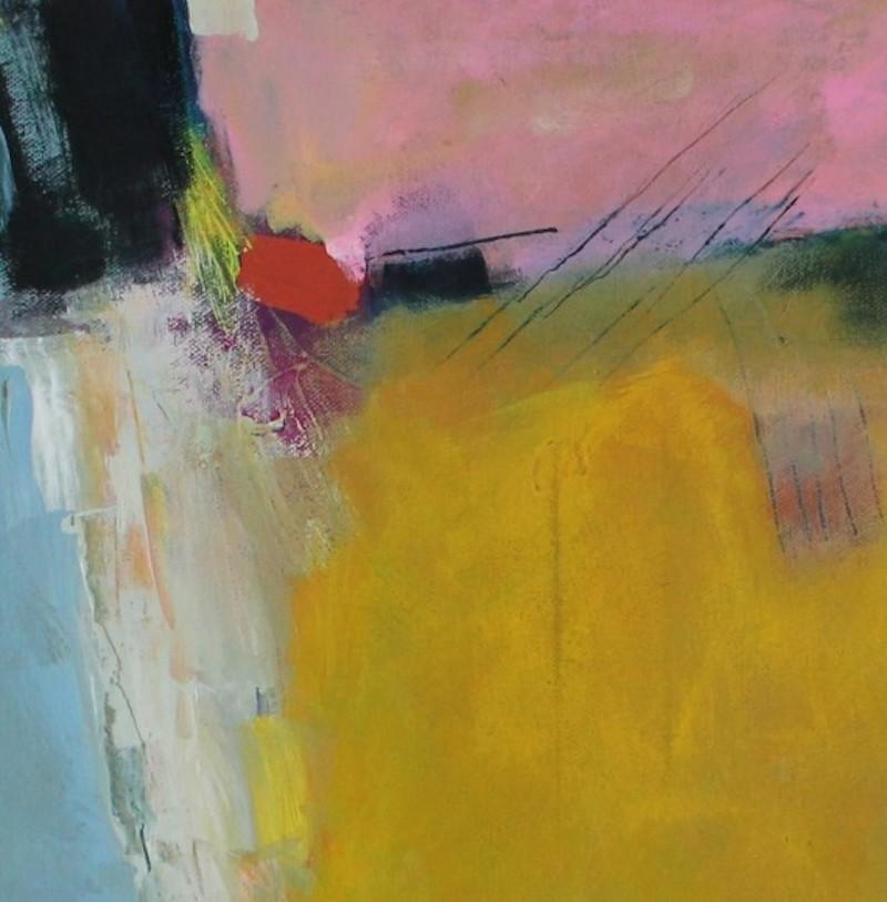 Estuario nº 3, pintura original, arte paisajístico, pintura abstracta, impresionismo - Painting de Jon Rowland