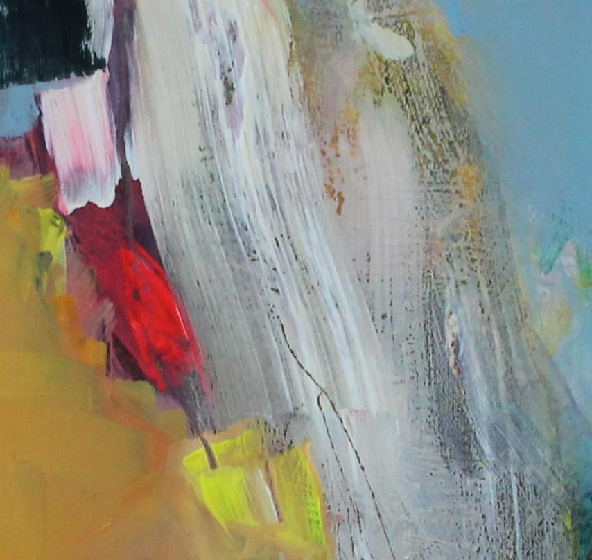 Estuary1, Abstract, Acrylic on canvas For Sale 1