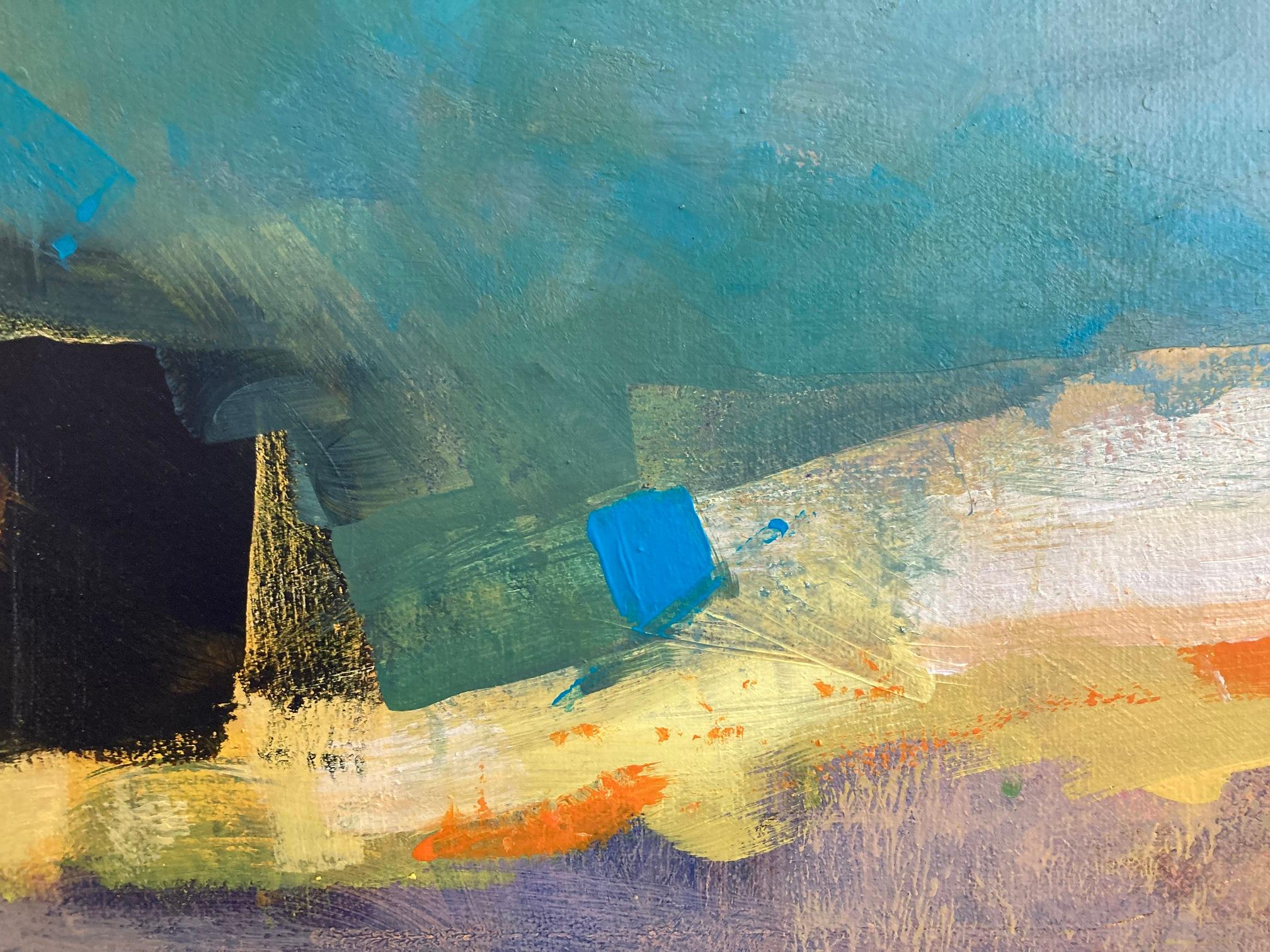 No temas más al Relámpago y Díptico de la Ciudad Dolorosa nº 1, Arte Original - Painting de Jon Rowland