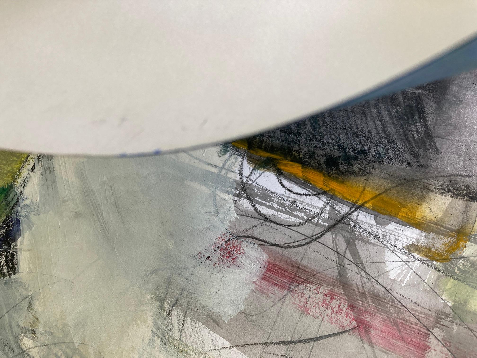 Nella mia testa - Nella mia stanza, Quadro originale, Arte astratta, Tecnica mista, Colorato - Painting Astratto di Jon Rowland