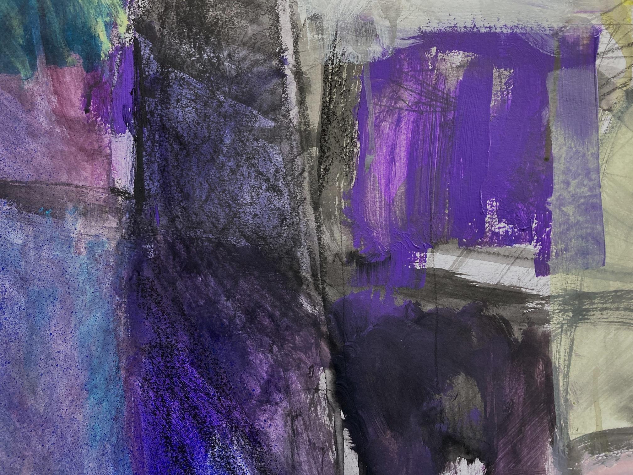 Si tratta di una pittura gestuale che riflette una risposta emotiva alle condizioni del mondo. Seduto in un capanno a pensare a cose che di solito non vengono prese in considerazione, mi sono ritrovato nella zona dell'espressionismo astratto, non