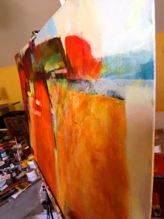 Jon Rowland, Rapture on the Lonely Shore, Original Abstract Statement Painting