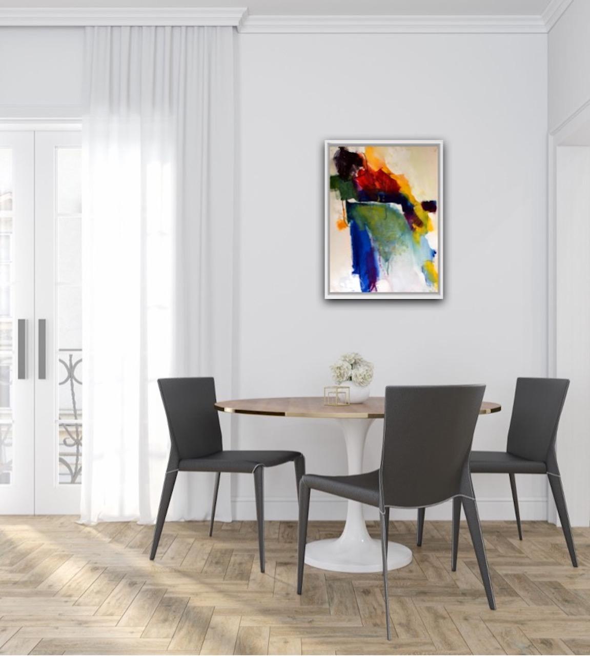Jon Rowland, Tirare la brezza, Arte espressionista astratta originale, BrightArt in vendita 6