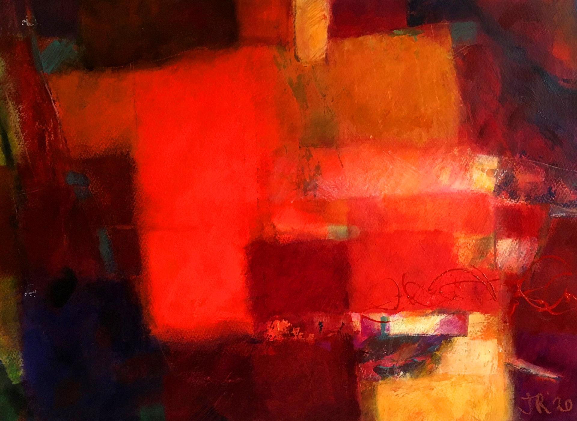 Jon Rowland, Sans titre : Interior 2, peinture abstraite originale, Bright Art