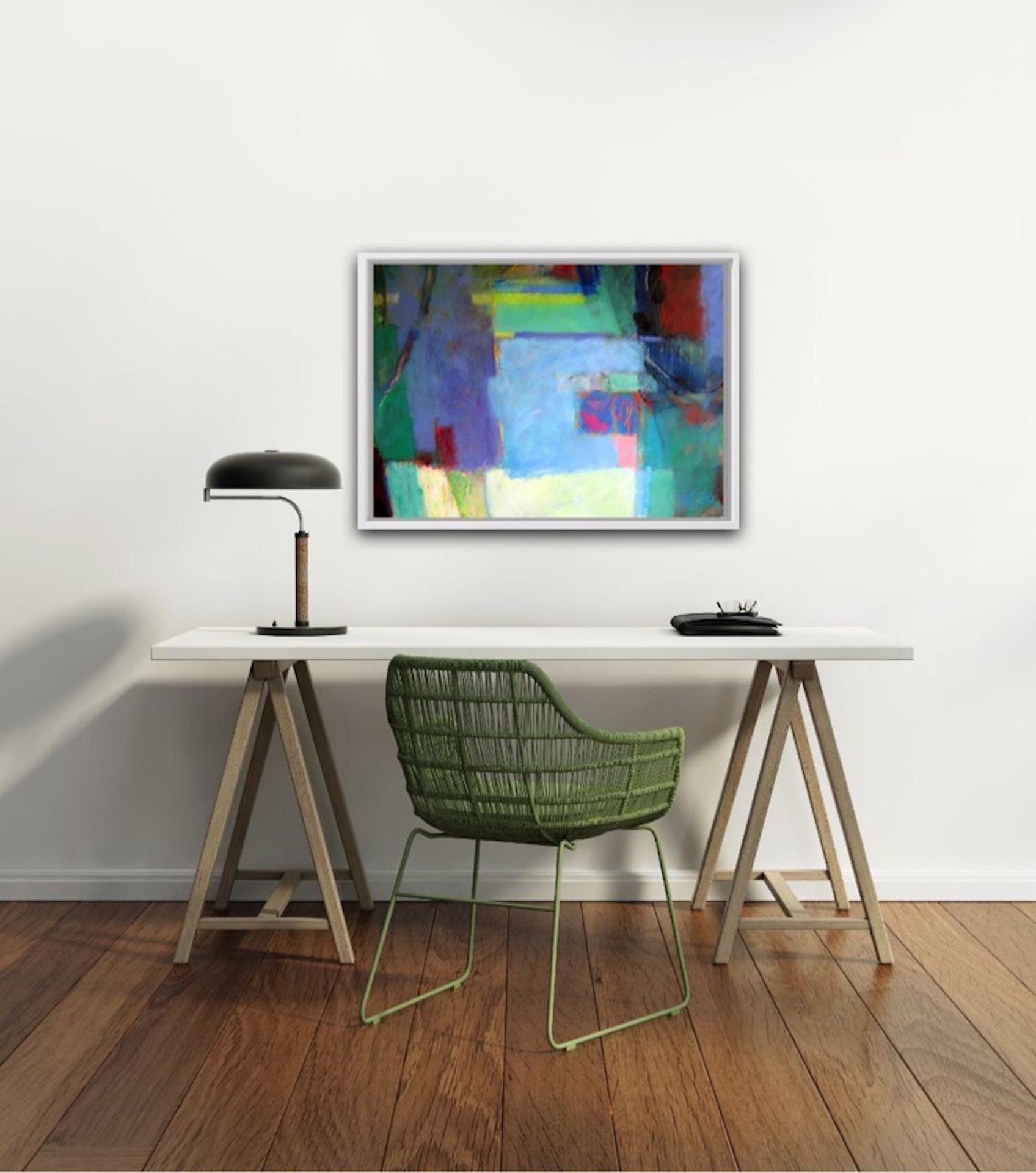 Jon Rowland, Untitled: Through the Spring Window, Original Abstract Painting For Sale 6