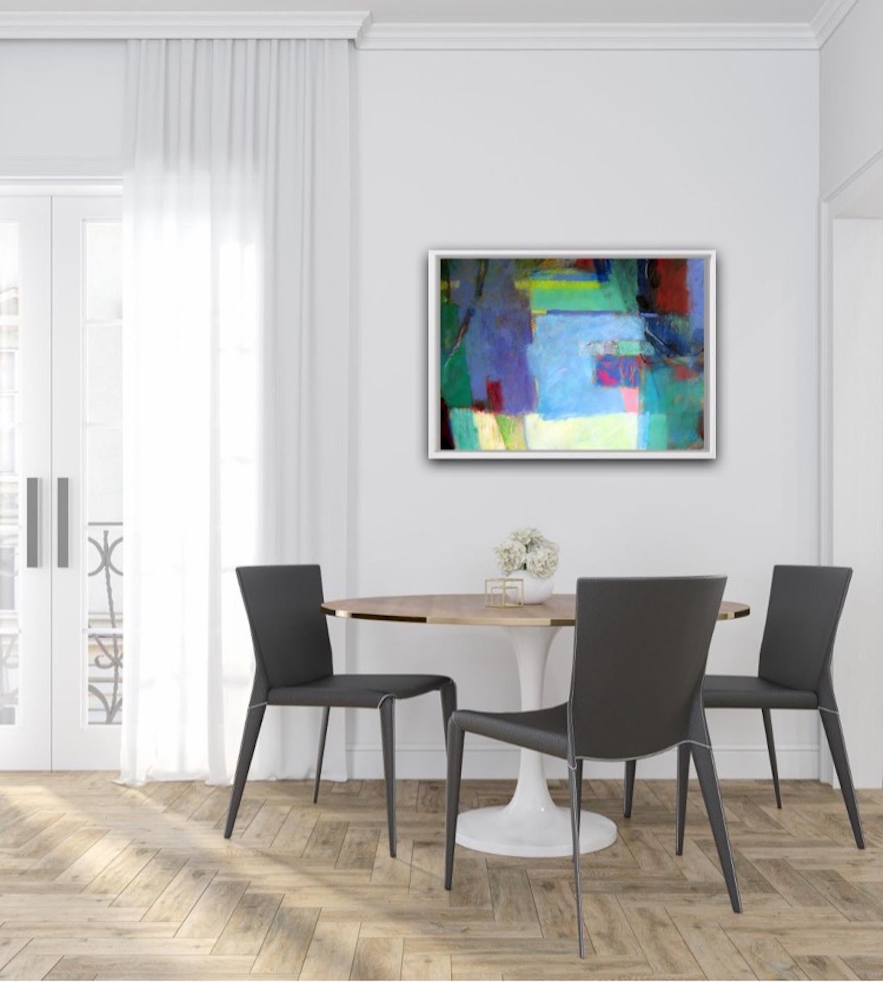 Jon Rowland, Untitled: Through the Spring Window, Original Abstract Painting For Sale 5