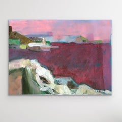 Tableau d'origine, abstrait, paysage, techniques mixtes