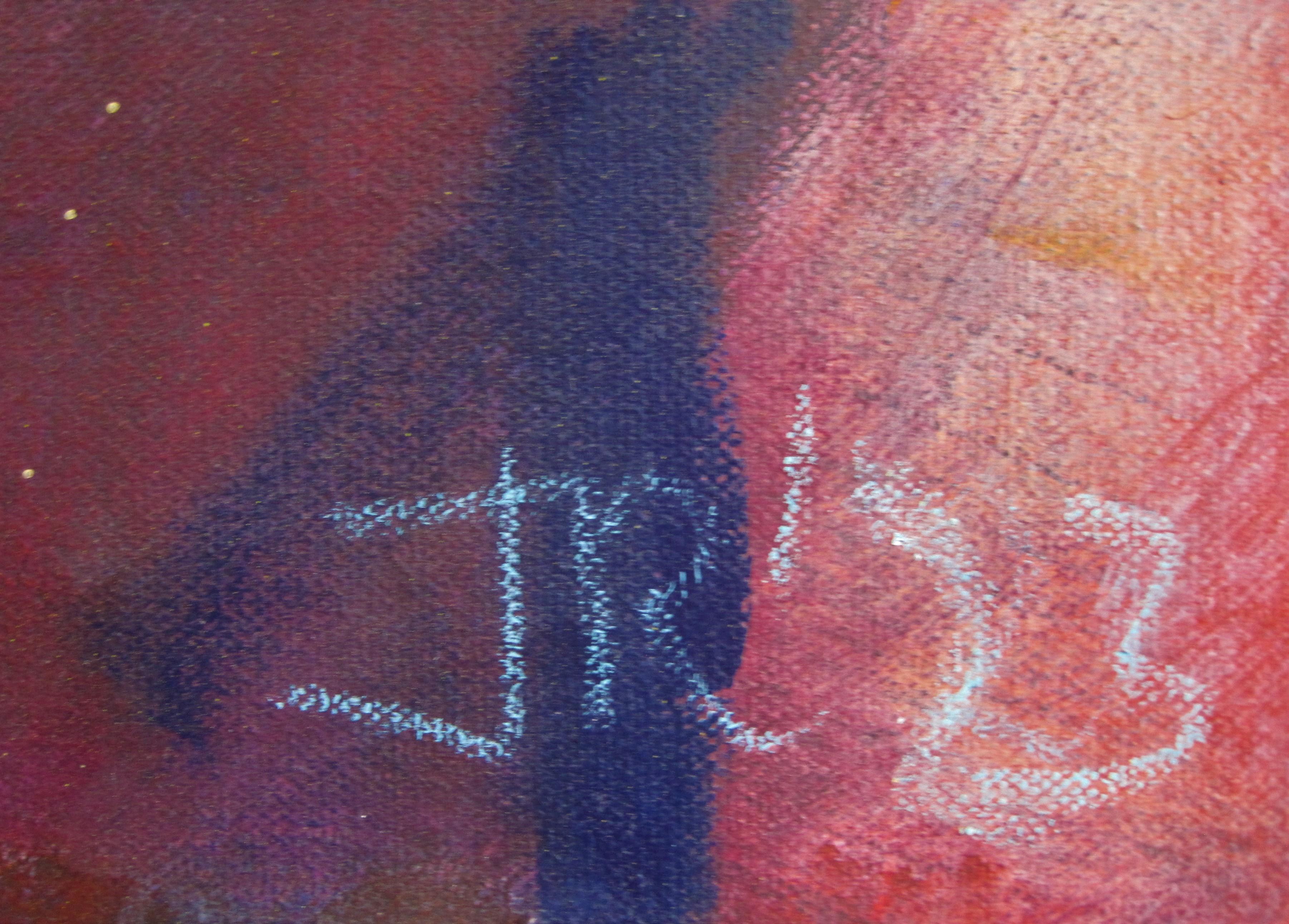 Ola de pasión, Pintura original, Arte abstracto, Técnica mixta, Colorido en venta 6