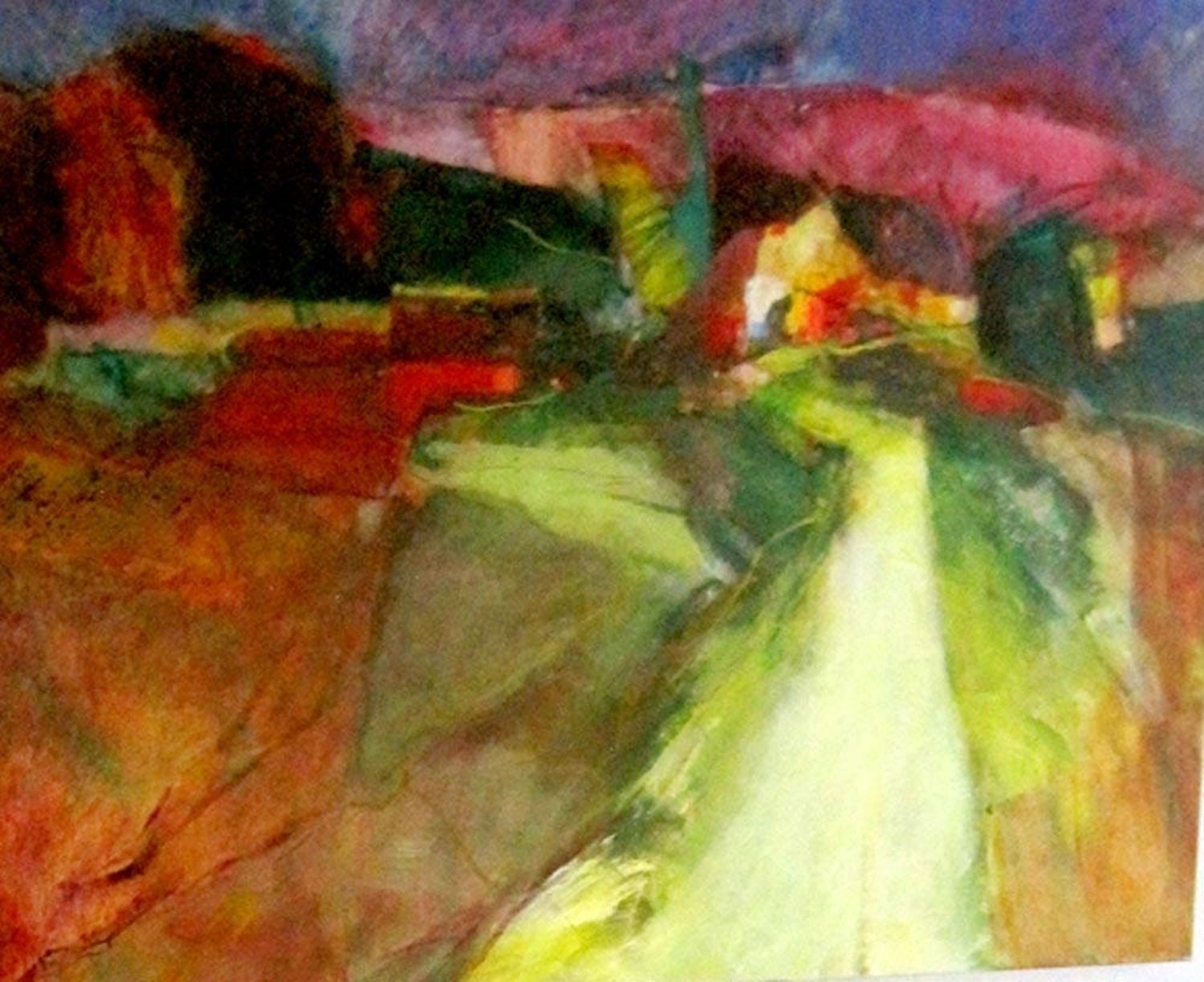 Jon Rowland Provence Entrance To The Village Abstract