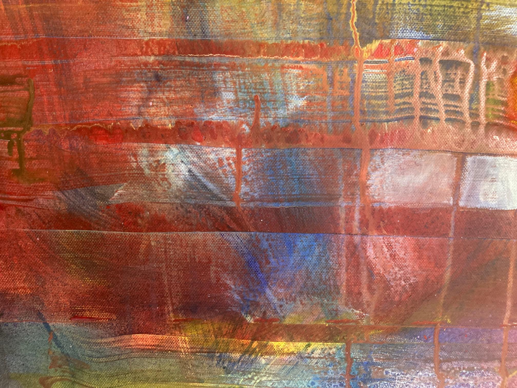 Liberazione, Pittura originale, Astratto, Paesaggio, Tecnica mista in vendita 1