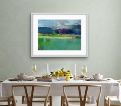 Sandbank, abstract art, landscape art, seascape art, original painting