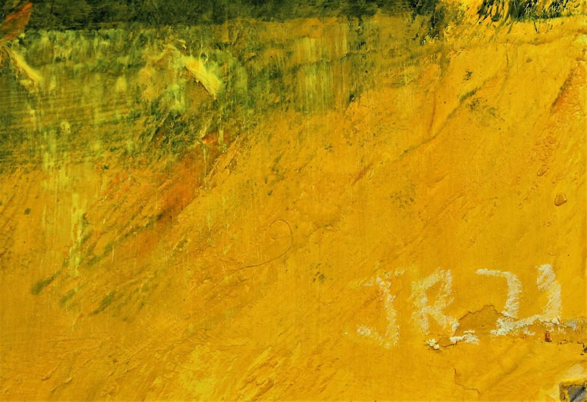 Doccia estiva - Abstract Painting Blu di Jon Rowland