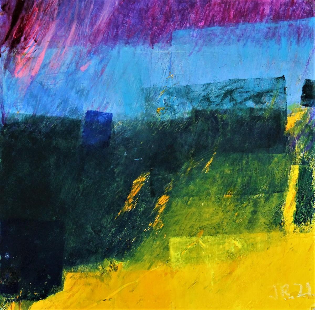 Jon Rowland Abstract Painting - Summer Shower