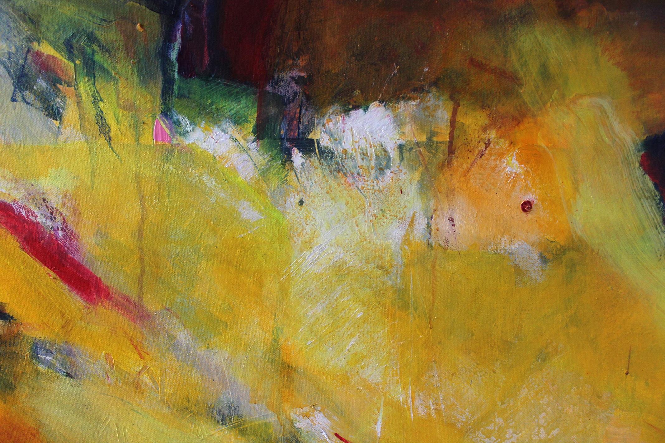 The Desert Shall Rejoice - Abstract Expressionist Painting by Jon Rowland