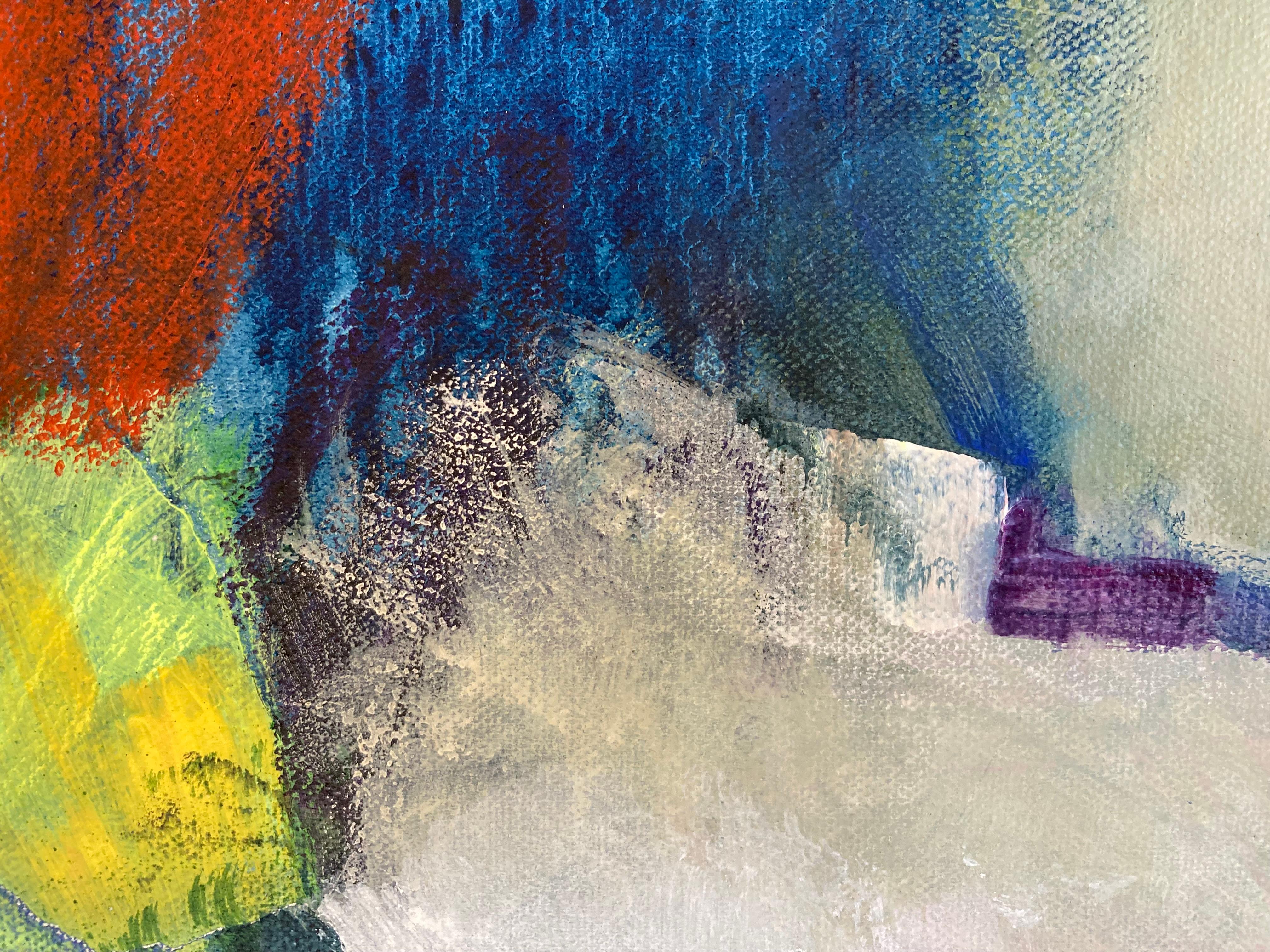 The Passage - Per me si va nella cita dolente, Pittura originale, Tecnica mista in vendita 5