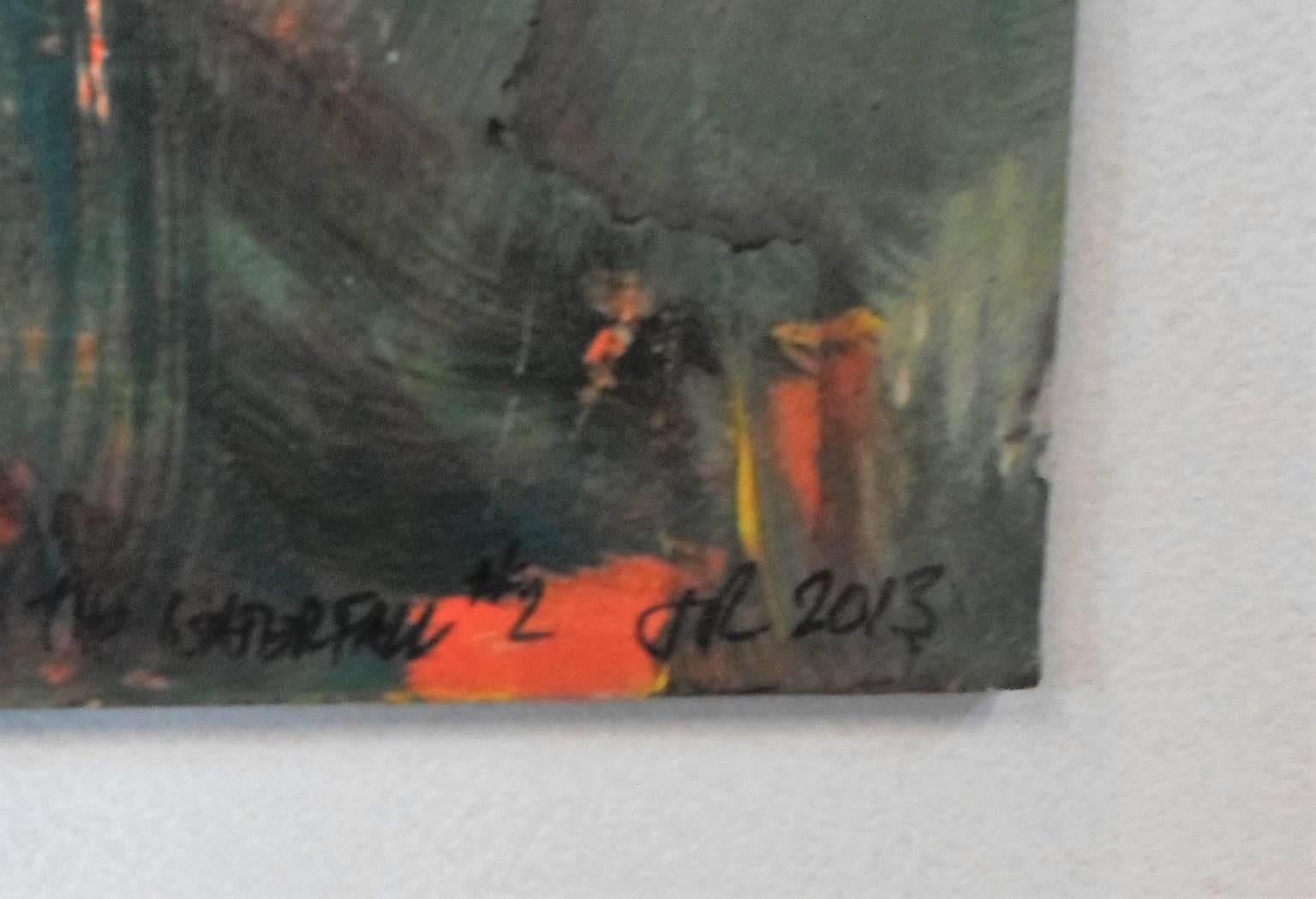 La cascata #2 - Jon Rowland - Arte originale - Acrilico su tavola - Prezzo accessibile in vendita 4