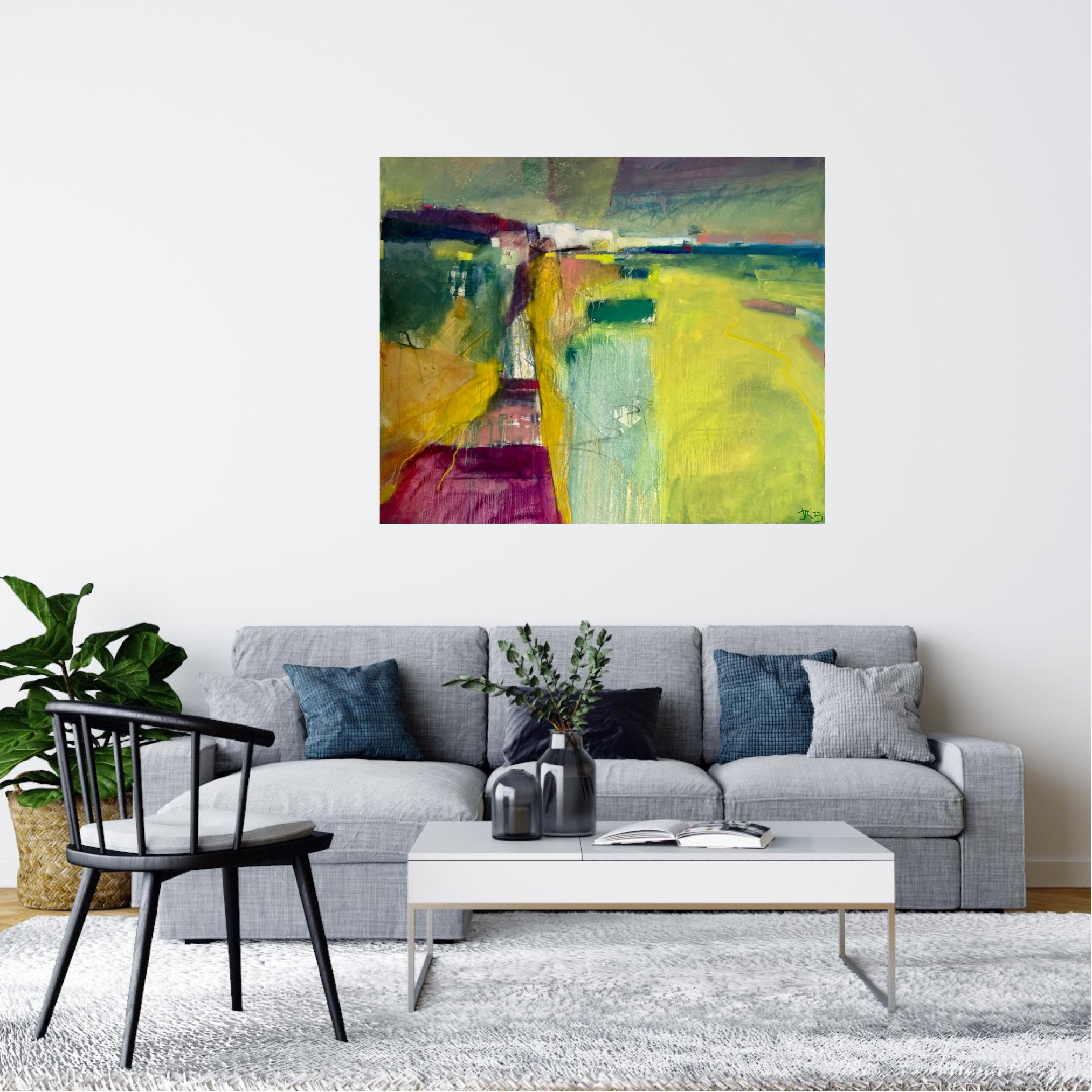 The Wilder Shore of Love, Pittura originale, Arte astratta, Tecnica mista - Painting di Jon Rowland
