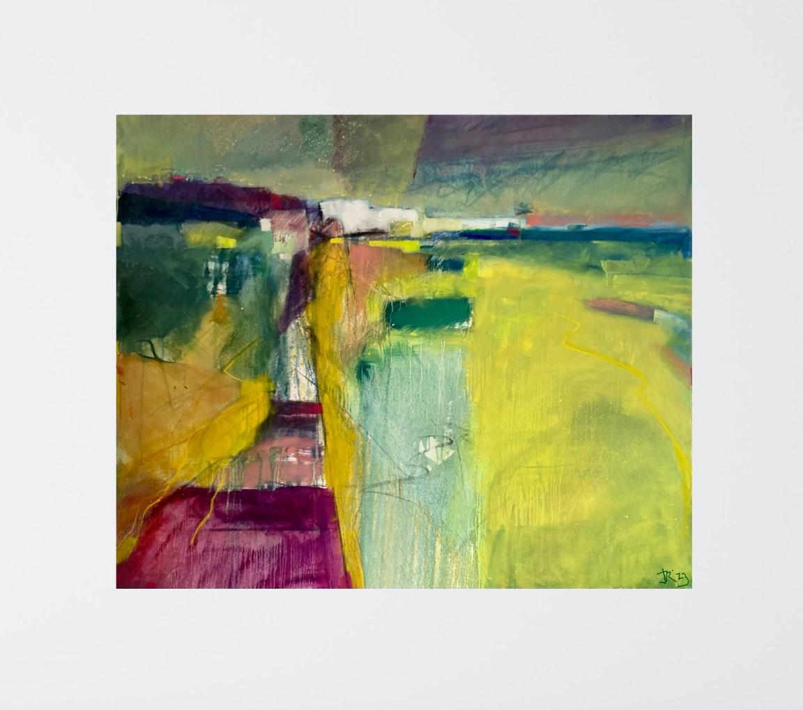 The Wilder Shore of Love, Pittura originale, Arte astratta, Tecnica mista in vendita 1