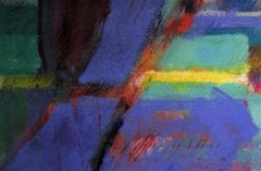 Through The Spring Window – 2, Original landscape painting, abstract painting