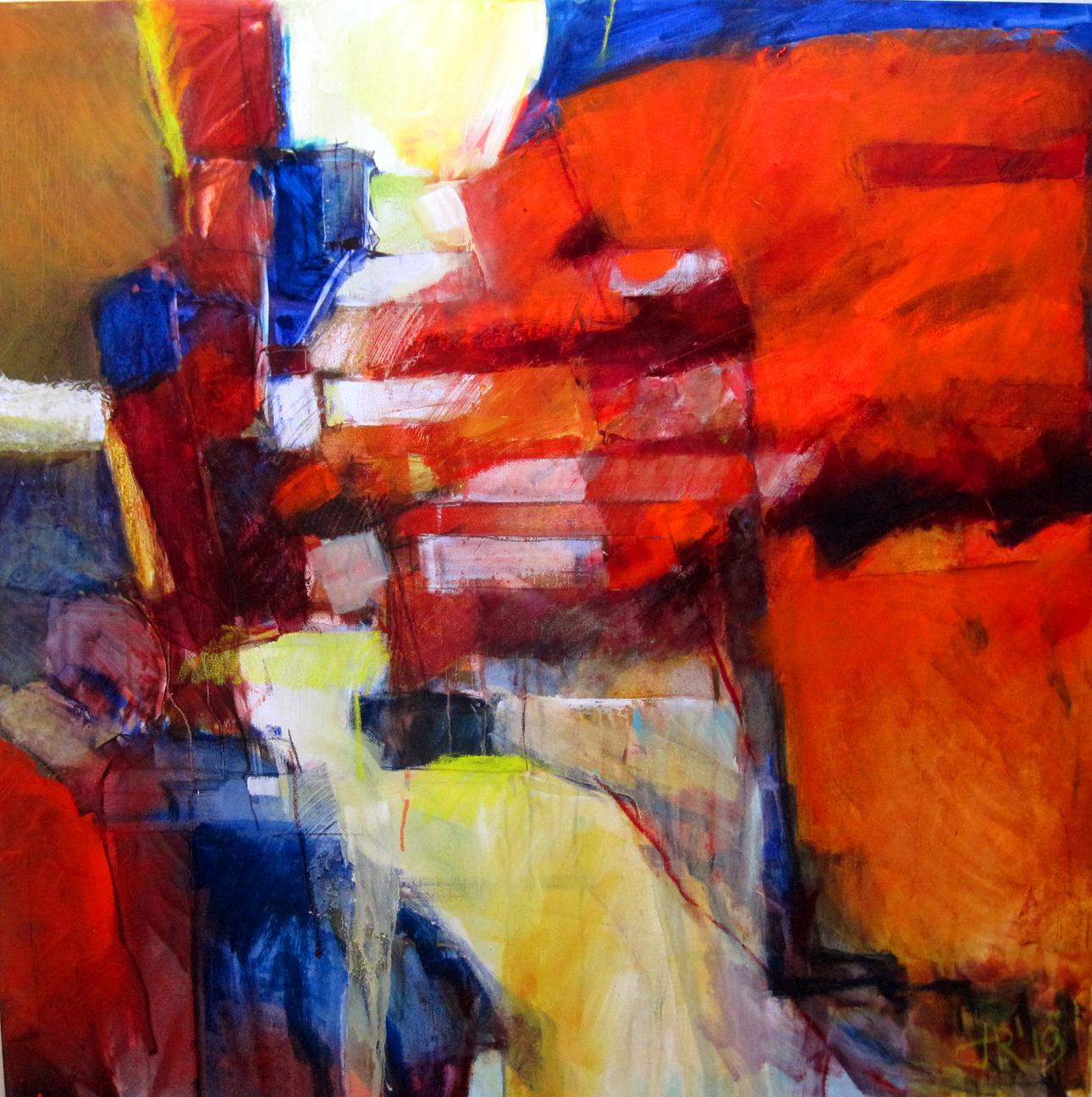Abstract Painting di Jon Rowland - Albero dell'amore #2