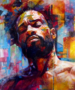 Jon Wassom - Ricerca dell'anima - Pittura figurativa espressiva a tecnica mista